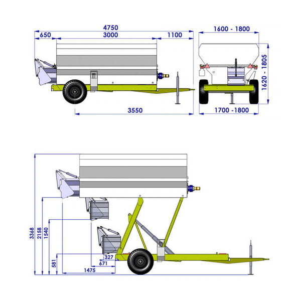 Risible Trailer GRE 30m Cubed  - Semi Solids like Grapes and Marc