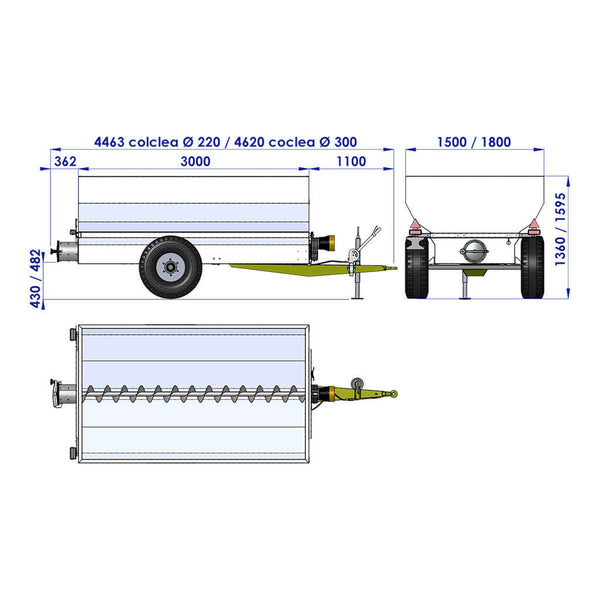 Trailer G4 Hydraulic Motor - Semi Solids like Grapes and Marc